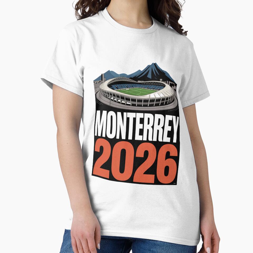 Monterrey 2026 Cerro de la Silla Mountain T-Shirt V20 by DarylWelsh2024