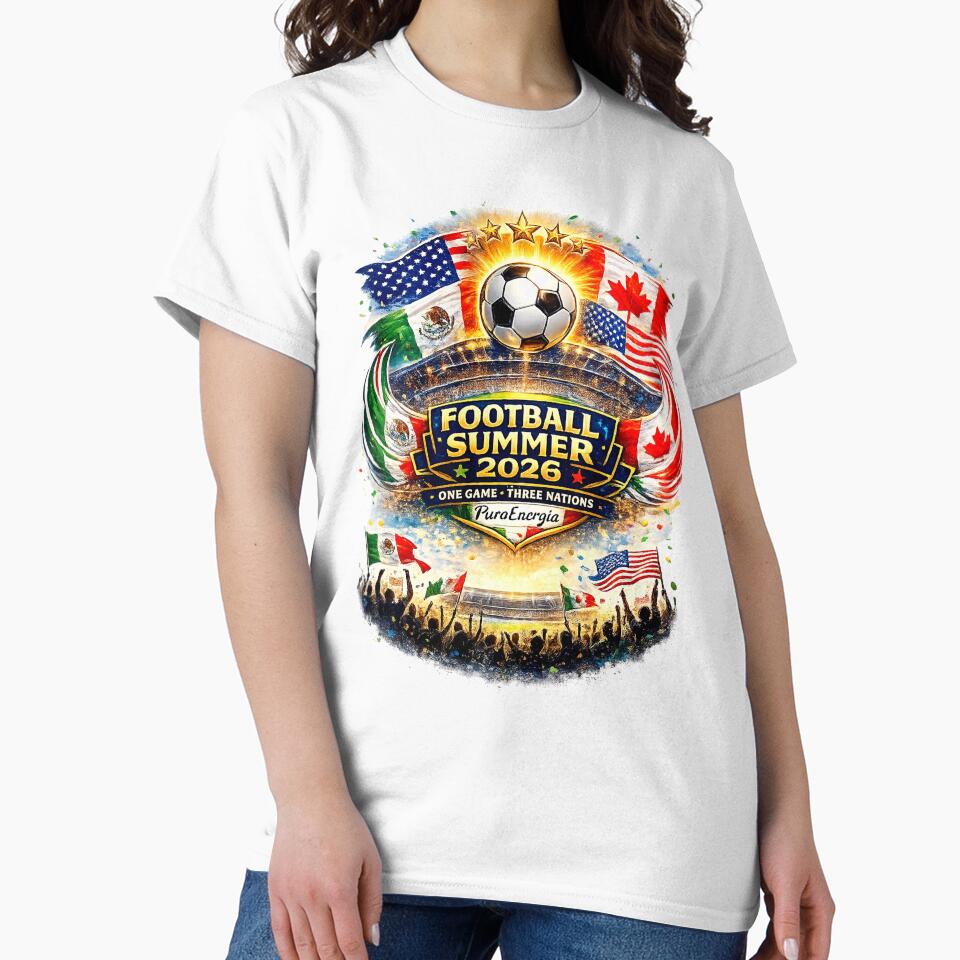 United 2026 Football Nations T-Shirt by Puraenergia Stickers