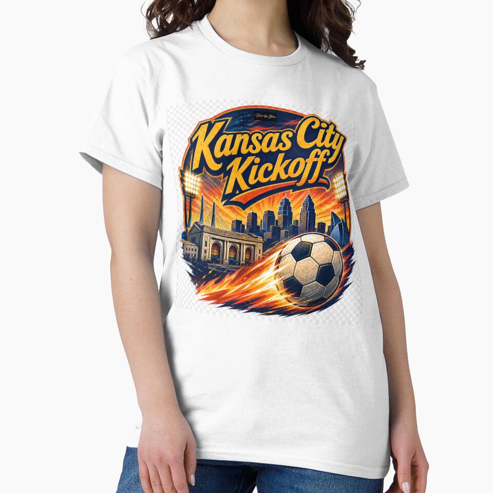 Kansas City Kickoff – Retro Soccer Fan Design by MySheetMusicArt