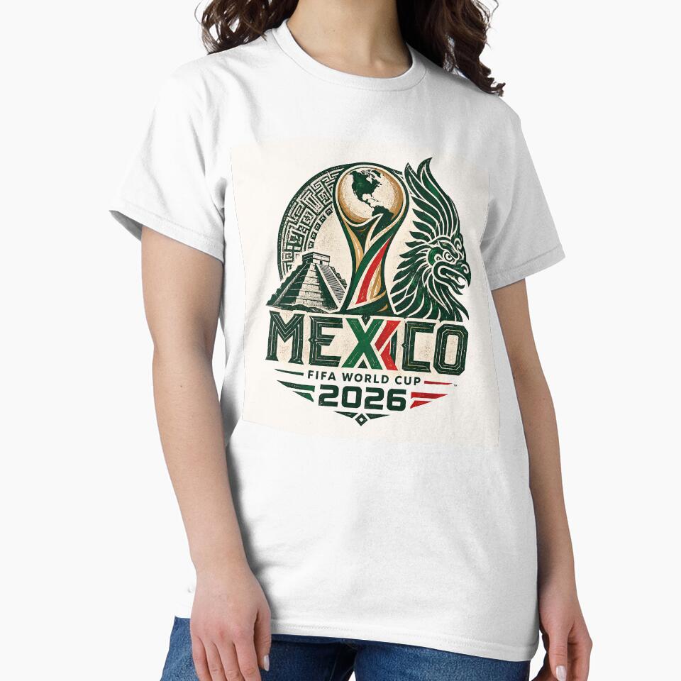 Mexico Football Fiesta 2026 Vintage Aztec Soccer Fan Art by jamesslat