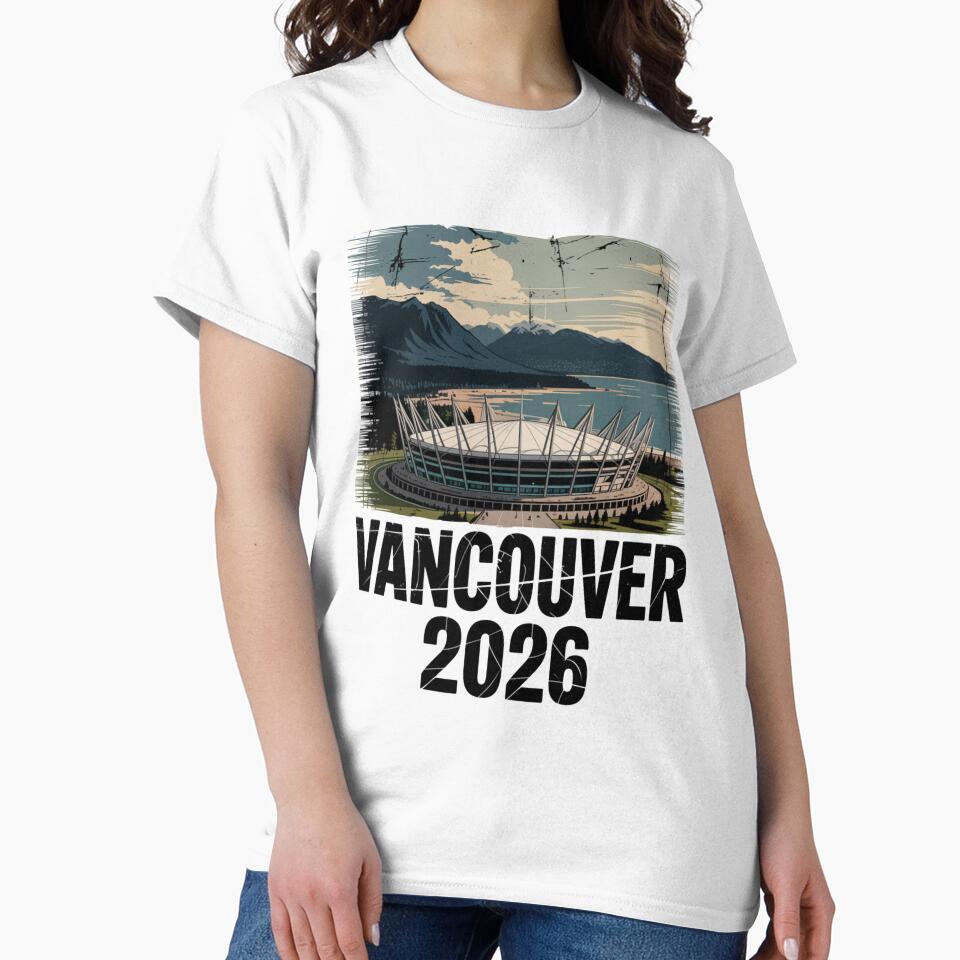 Toronto 2026 Skyline T-Shirt V19 by DarylWelsh2024