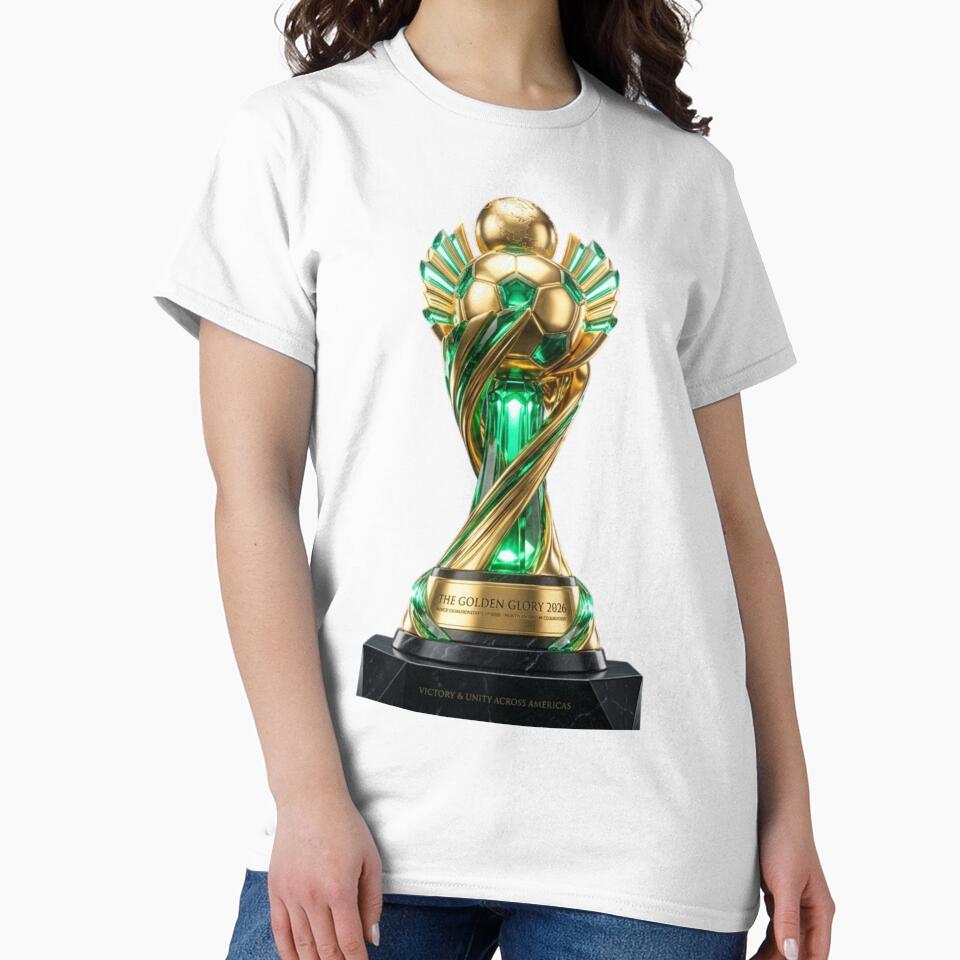 The Golden Glory 2026 - Futurist Soccer Trophy by AetherEcho