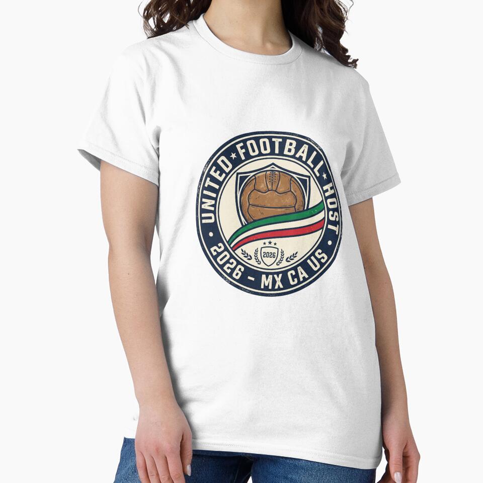 United Football Host 2026 Retro Crest Soccer Fan by PictoVibe