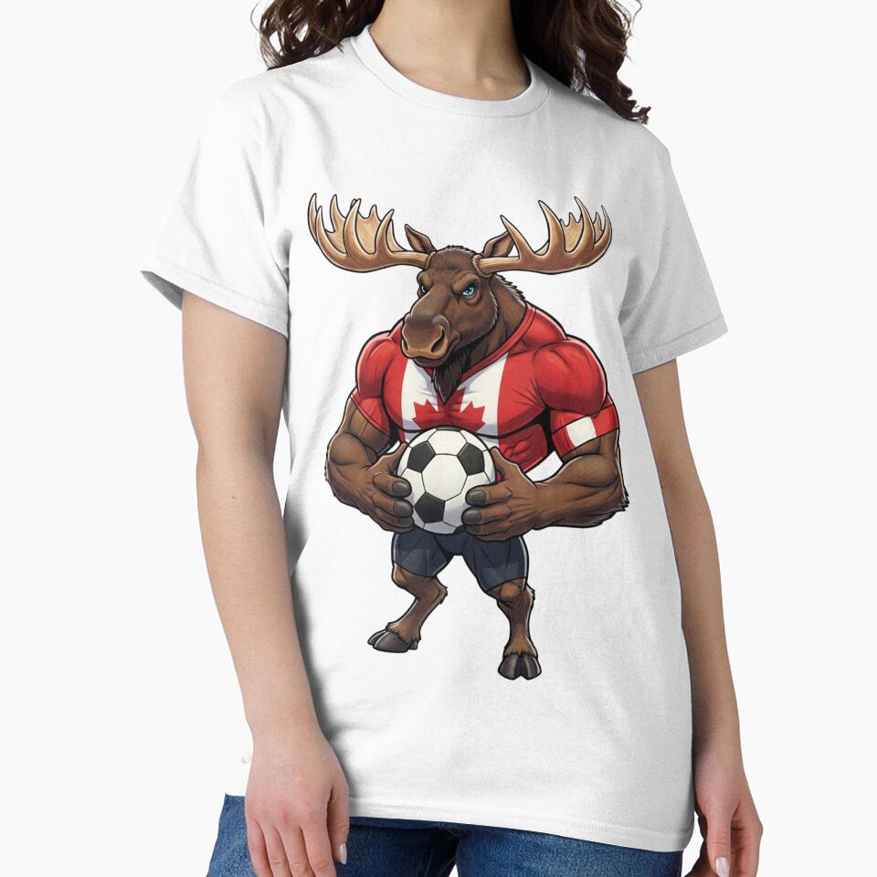 Strong Canadian Moose Football Mascot 2026 by ArtByKatti