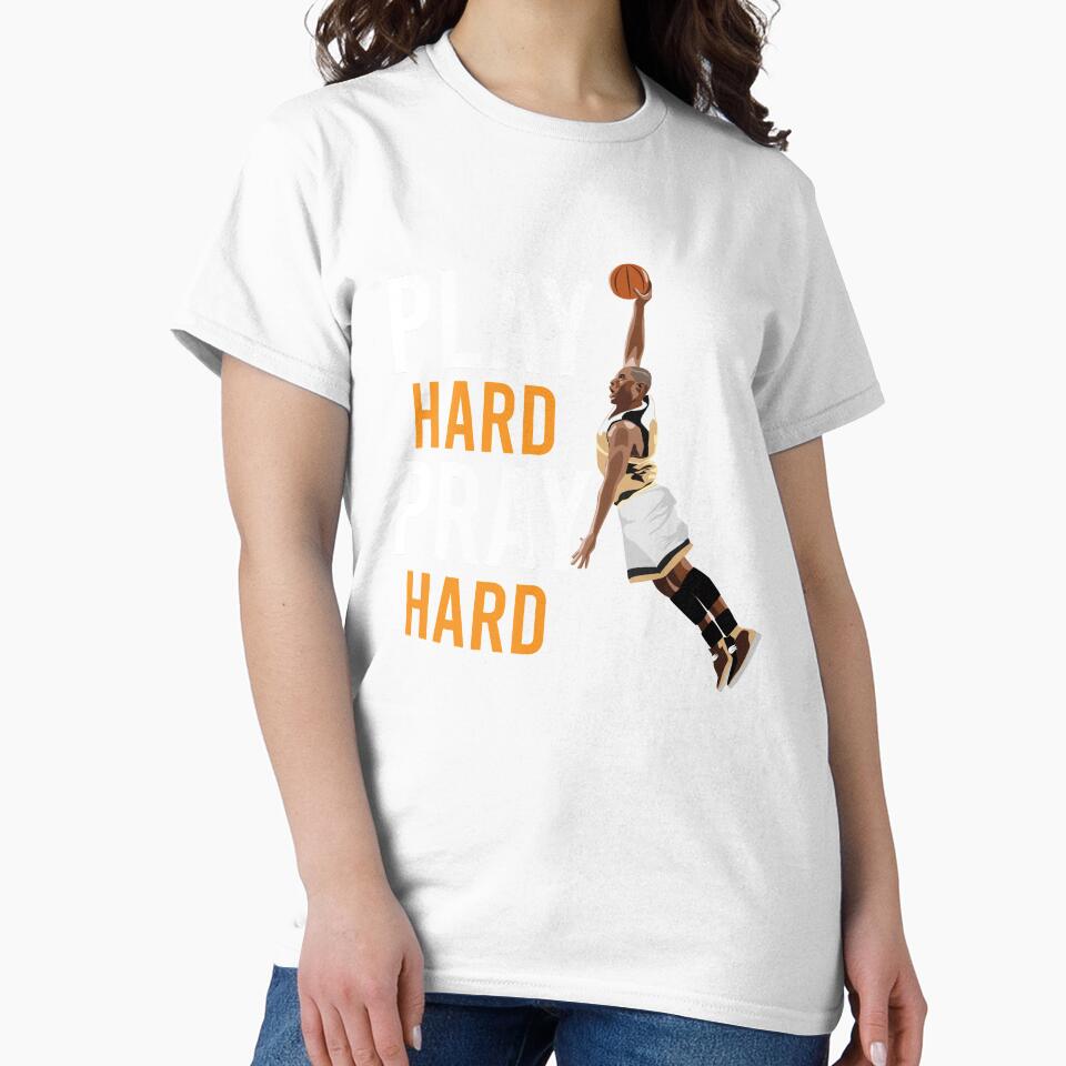 Play Hard Pray Hard basketball lovers gifts by youssef9912