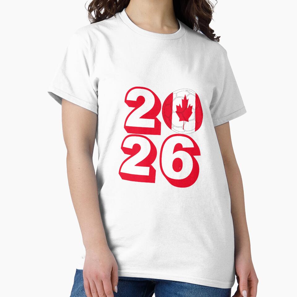 Canada 2026 Soccer Ball Graphic Design by AchraffPrint
