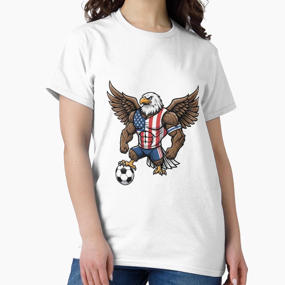 Strong American Eagle Football Mascot 2026 by ArtByKatti
