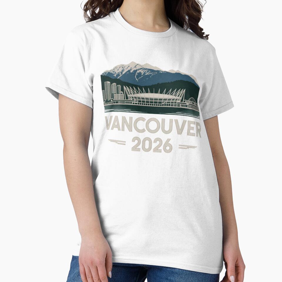 Toronto 2026 Skyline T-Shirt by DarylWelsh2024