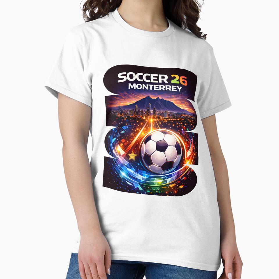 Monterrey Soccer 2026 Shirt, Soccer 26 Monterrey Fan Tee, Monterrey Mexico Football Graphic by MK-Charlie
