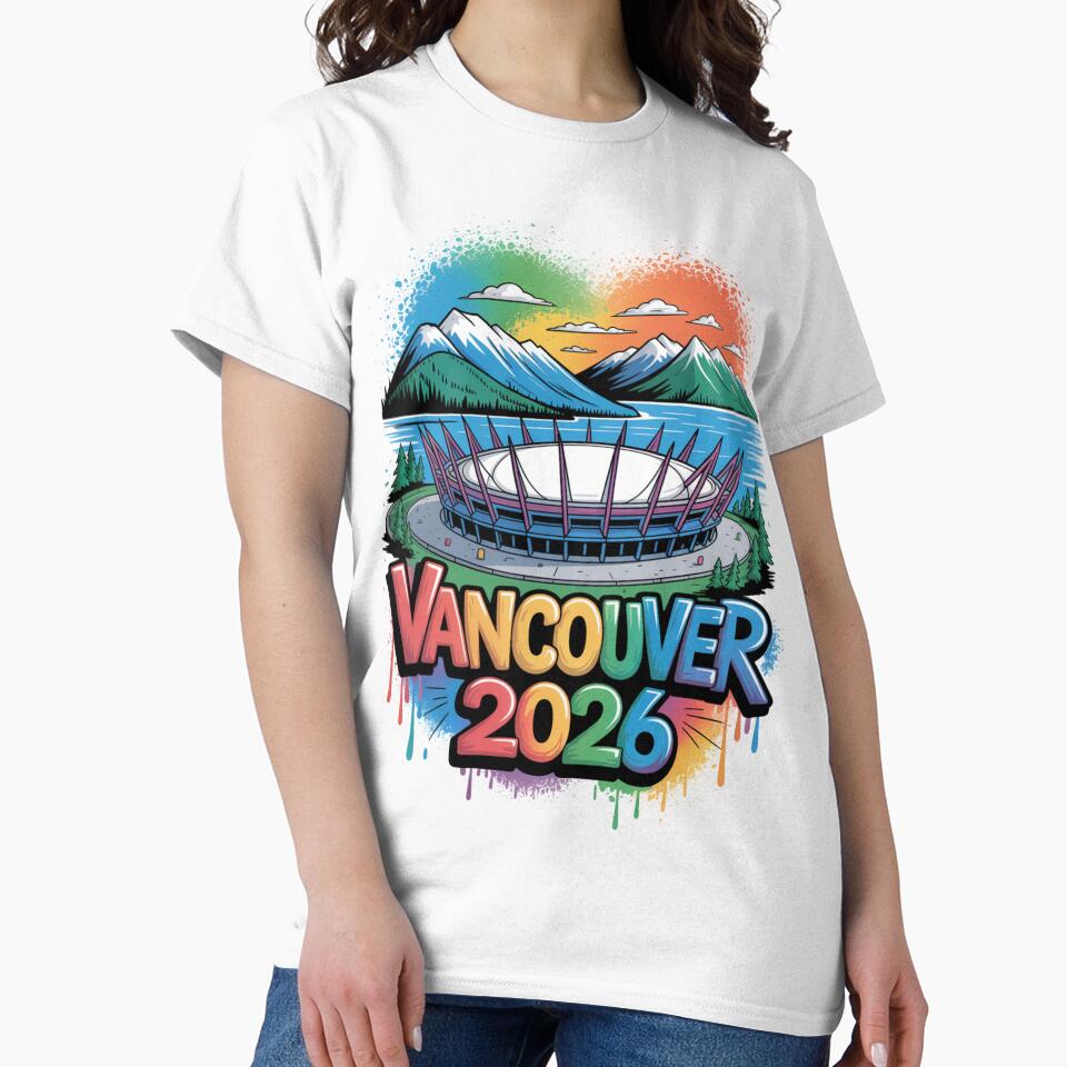 Toronto 2026 Skyline T-Shirt V13 by DarylWelsh2024