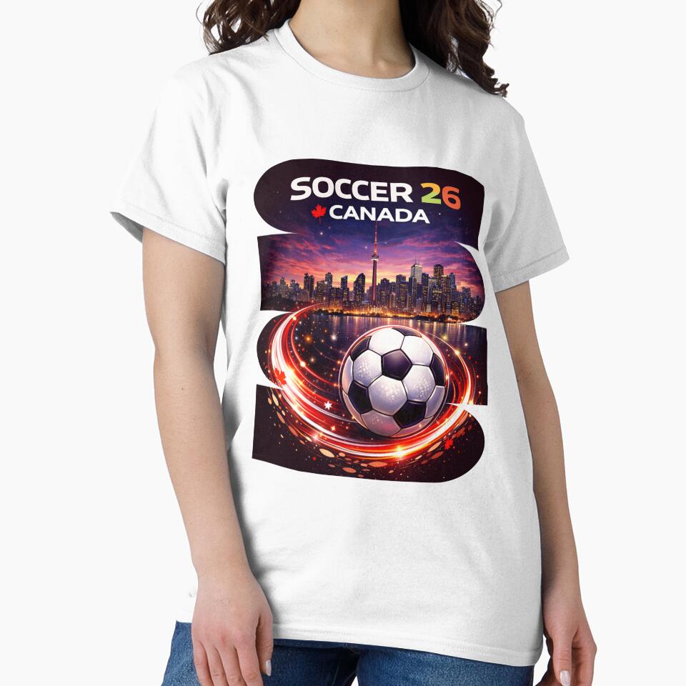 Canada Soccer 2026 Shirt, Soccer 26 Canada Fan Tee, Canada Football Graphic by MK-Charlie