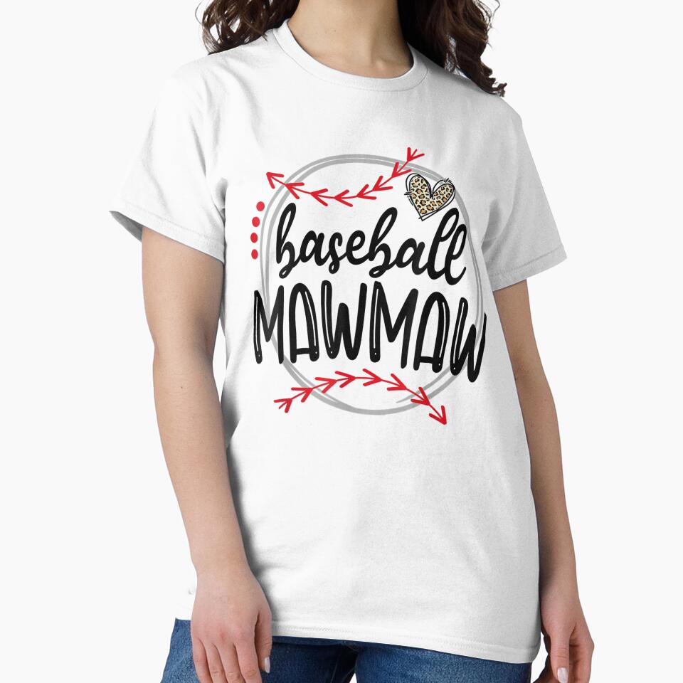 Funny Baseball Mawmaw Leopard Baseball Lovers by GerdaShop