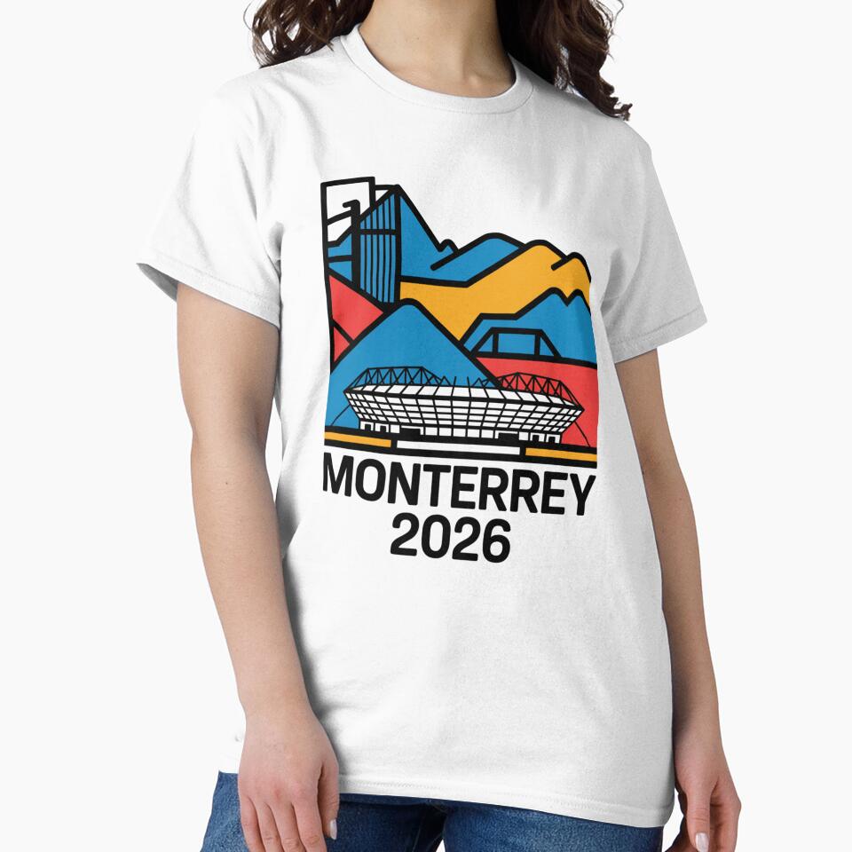 Monterrey 2026 Cerro de la Silla Mountain T-Shirt V6 by DarylWelsh2024