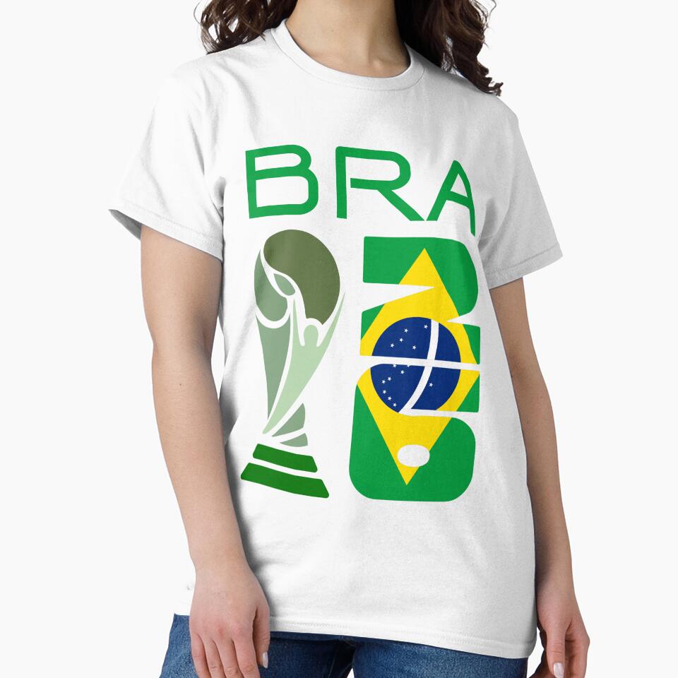 Brazil 2026 World Cup Fan Shirt Trophy Design by tarzbol