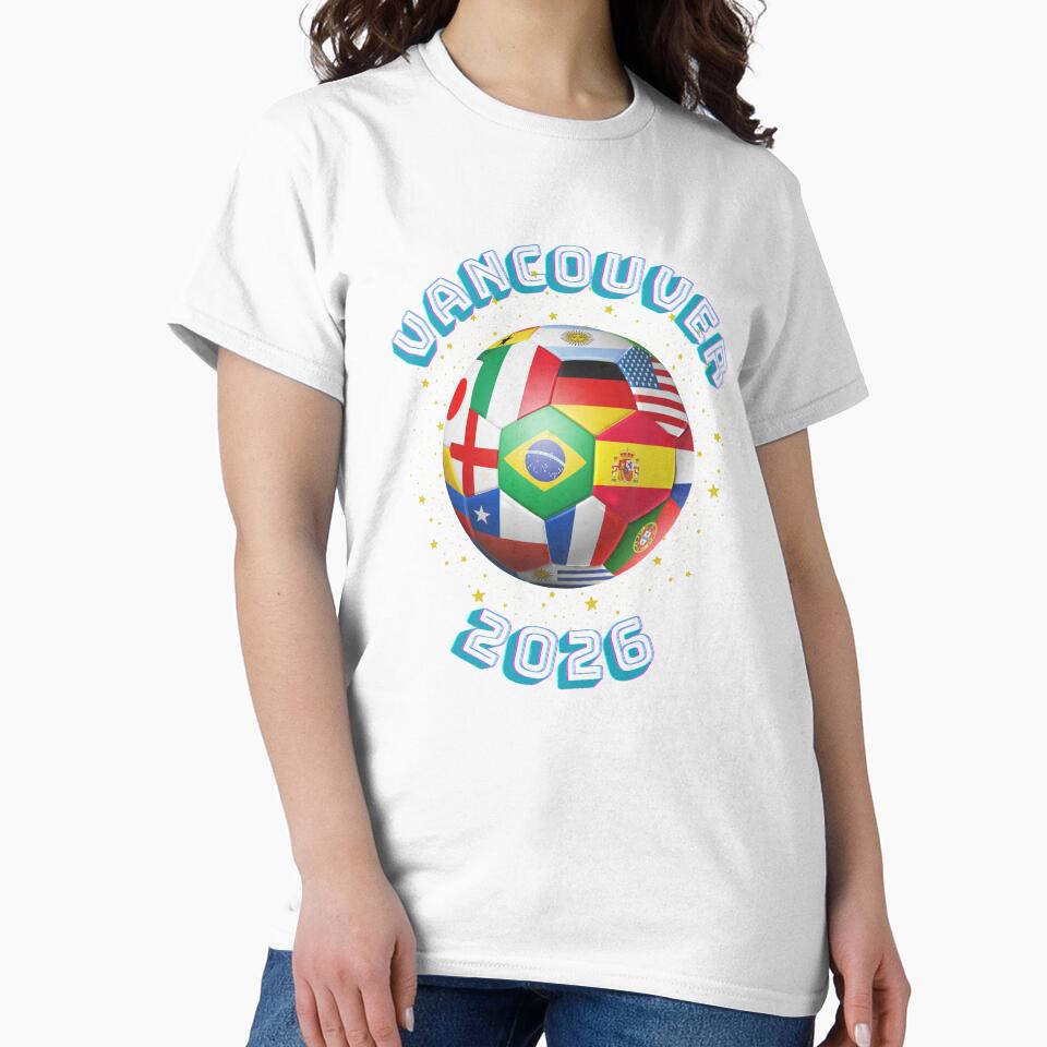 Vancouver soccer 2026 t-shirt by XDivineTees