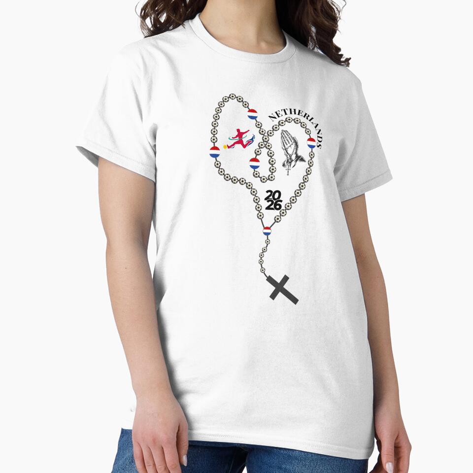Netherlands Football Rosary 2026 – Soccer Prayer Beads with Netherlands Flag, Faith & Football Design by La-Designita