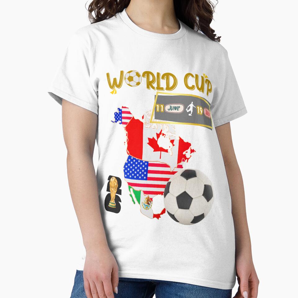 World Cup 2026 North America USA Canada Mexico Soccer Fan by E20STUDIO