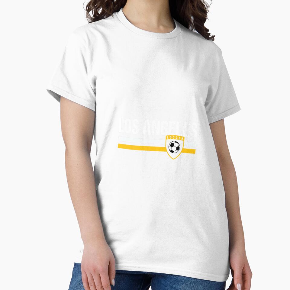 White Soccer Fan Creation LA Los Angeles by MollyLYork