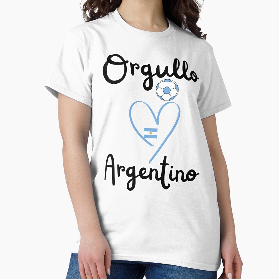 Proud Argentina soccer fan football design by Tienda-Vane