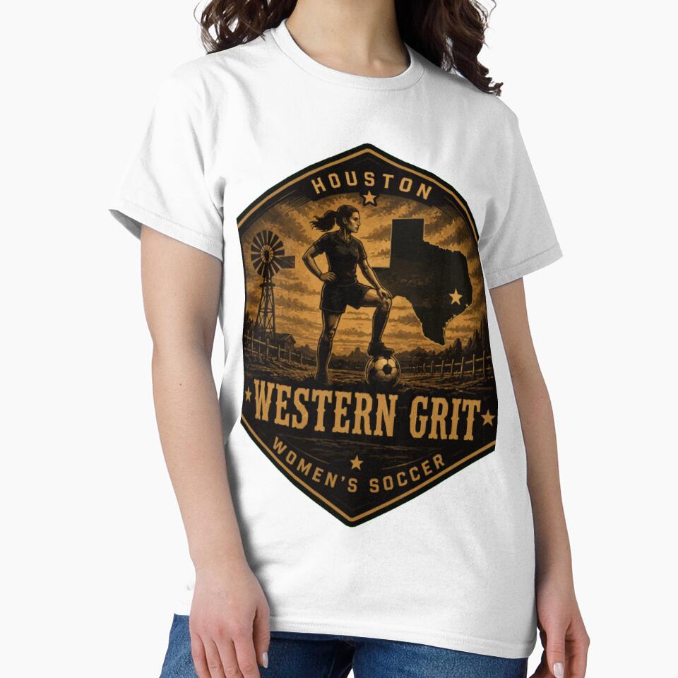 Houston Western Grit – Women’s Soccer Vintage Badge by PINK FREE
