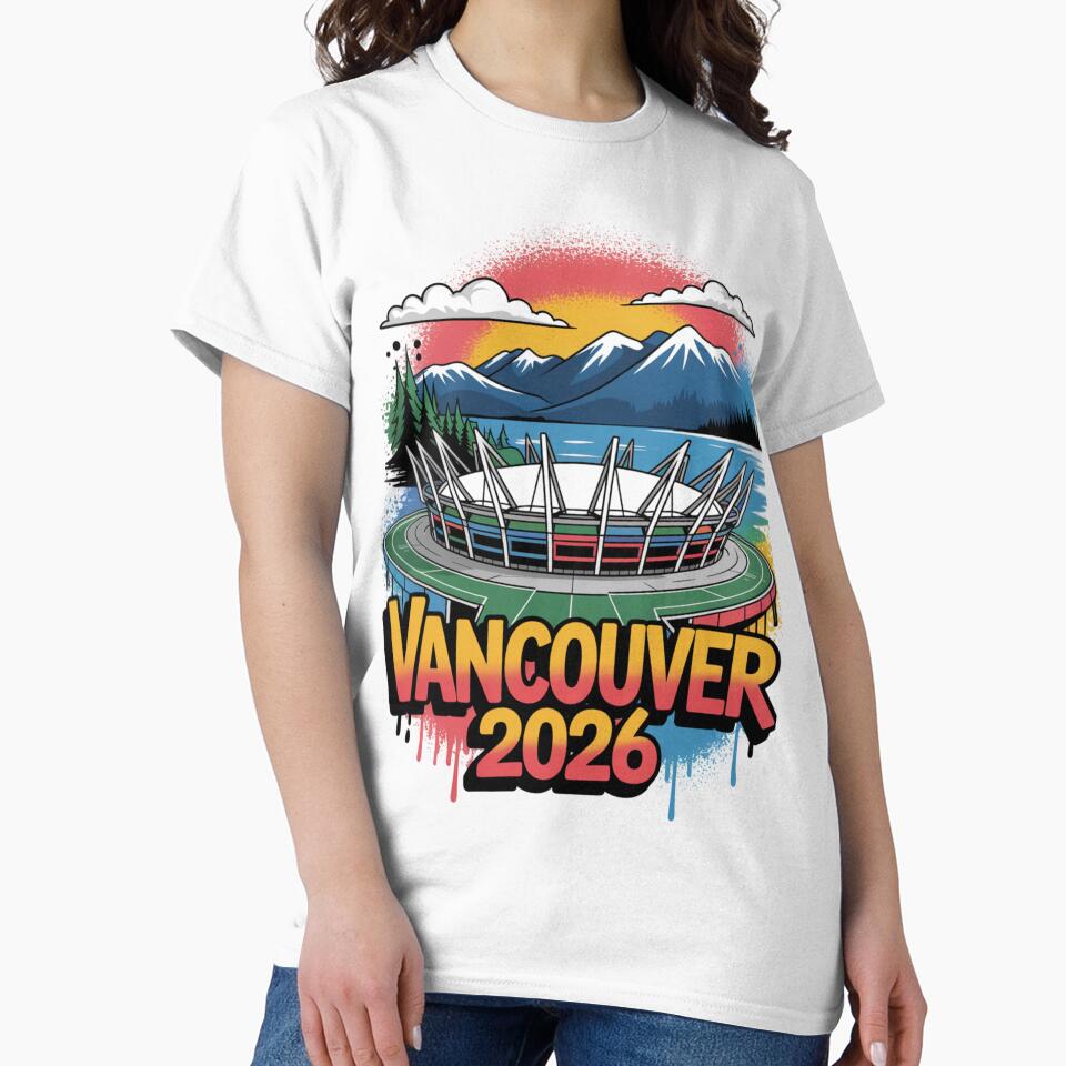 Toronto 2026 Skyline T-Shirt V15 by DarylWelsh2024