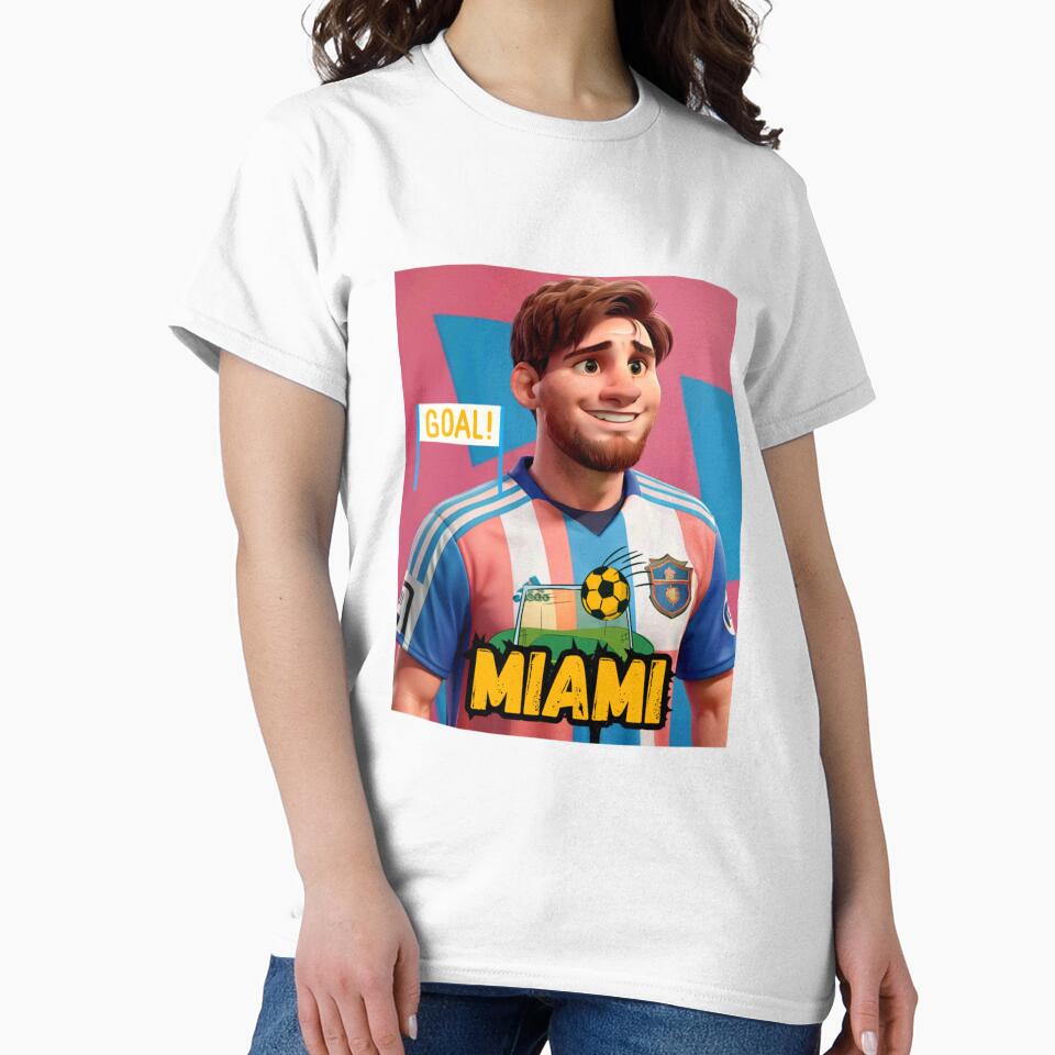 Messi FC Inter Miami Vintage T-shirt, Vintage Messi Football T Shirt, Vintage Soccer Sport Unisex Graphic Tee by MirnaDelgado