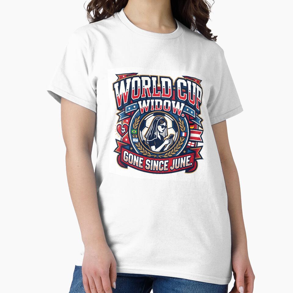 World Cup Widow – Gone Since June Soccer Humorous Design by maplesoulkiller