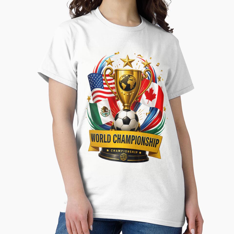 World Football Championship 2026 USA Canada Mexico by Thread&Fable