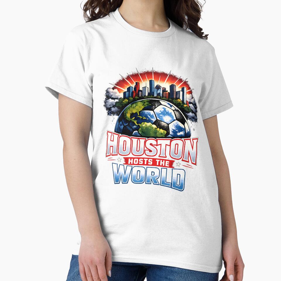 Houston Hosts the World Soccer Shirt – Global Game Houston Tee by MJGalanex