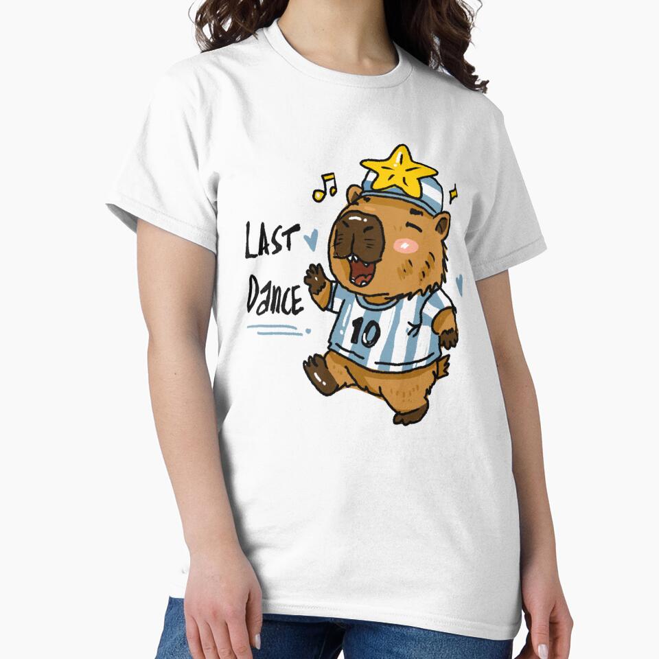 Awkward Animal Hat Club – Argentina Last Dance Dancing Capybara | World Cup 2026 Sticker by chupichapa