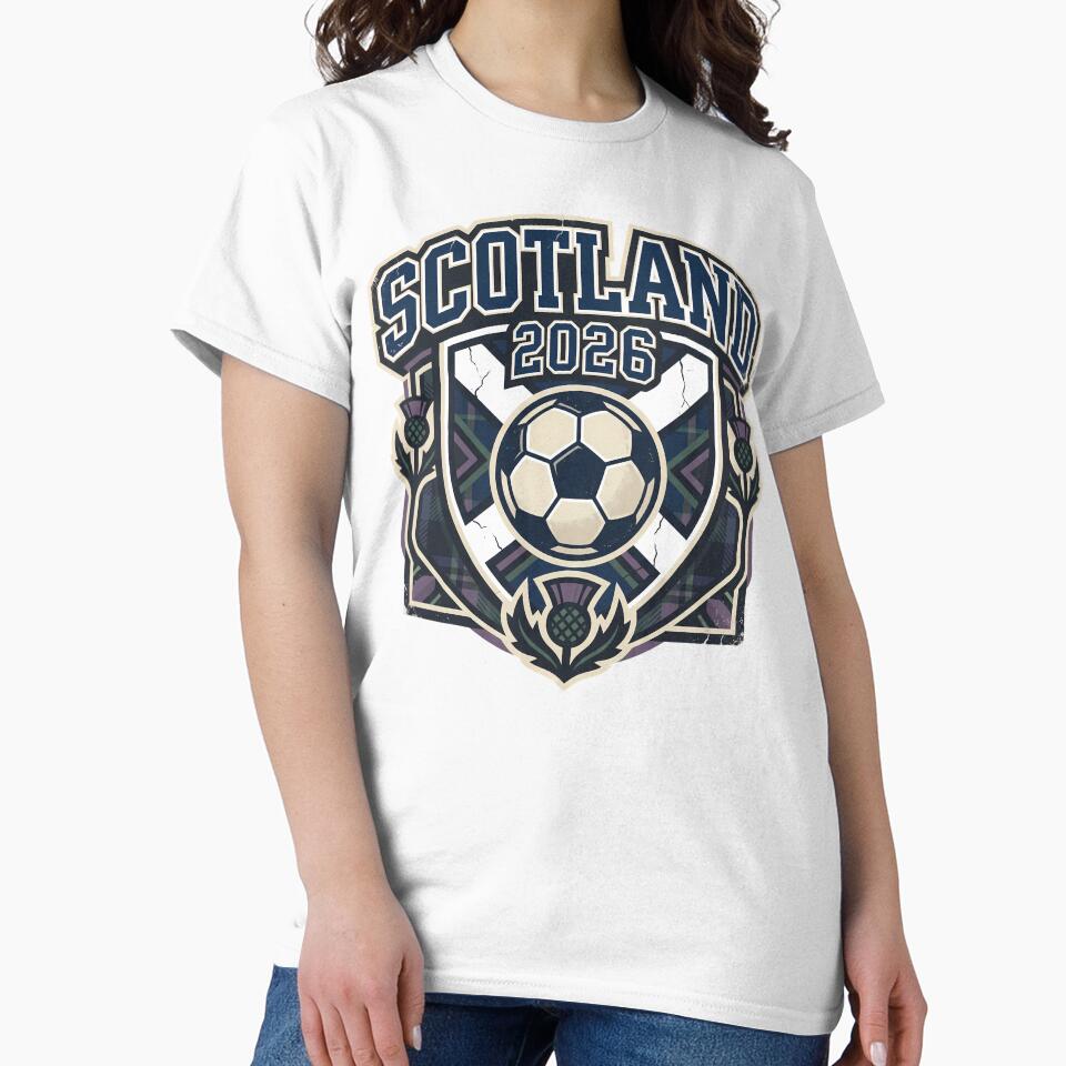 Scotland 2026 Retro Football Fan Crest by Saq2000