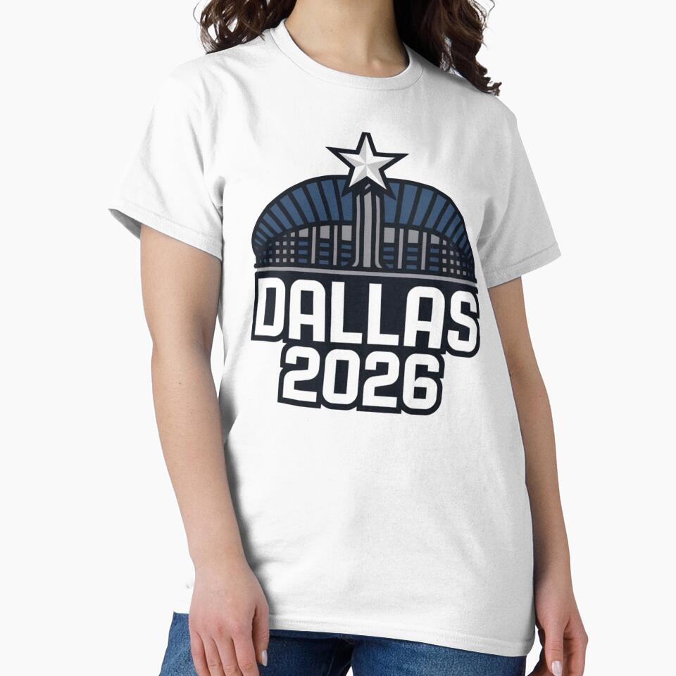 Dallas 2026 Texas Soccer Souvenir T-Shirt V17 by DarylWelsh2024