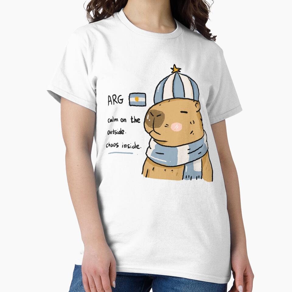 Awkward Animal Hat Club – Argentina’s Calm Capybara | World Cup 2026 Fan by chupichapa