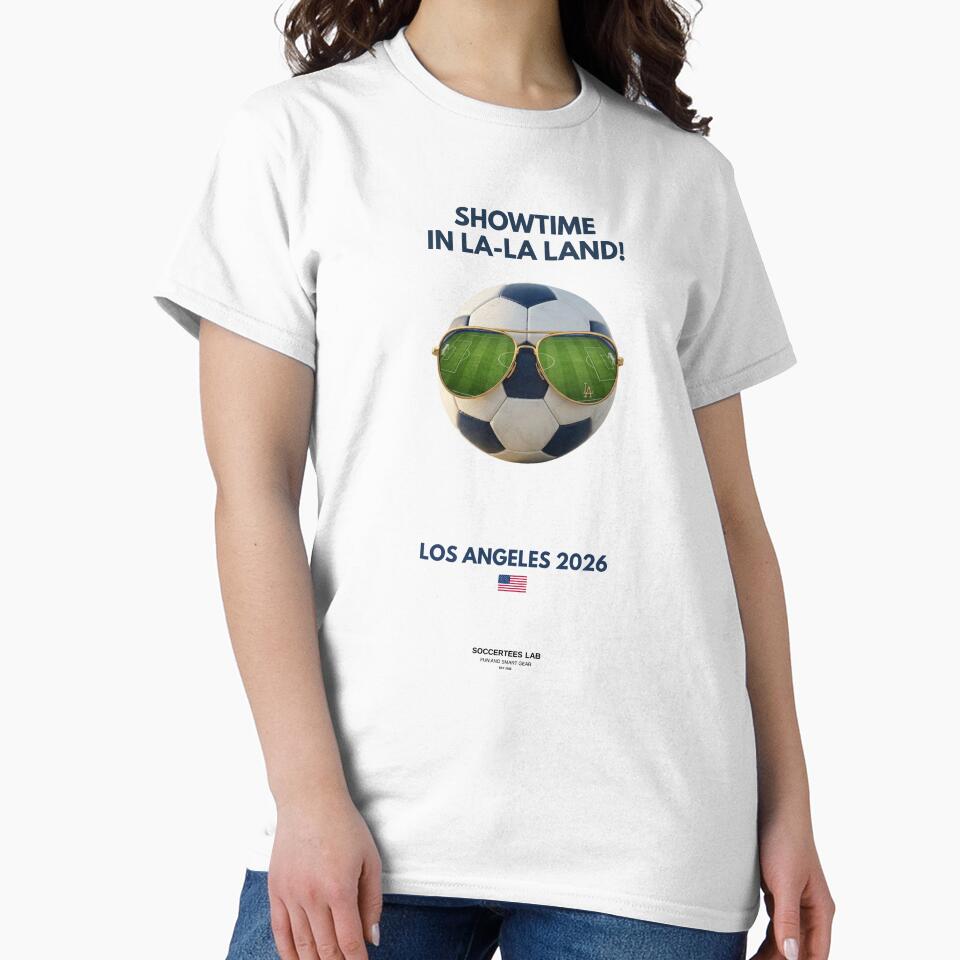 WC26 Hosting City: Los Angeles | Fun and Smart Soccer Fan Gear by Soccertees Lab