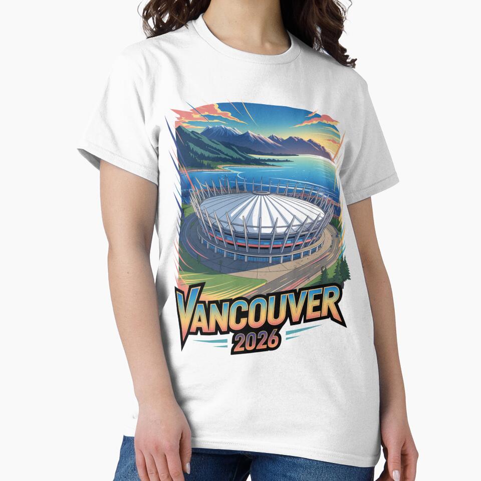 Toronto 2026 Skyline T-Shirt V7 by DarylWelsh2024
