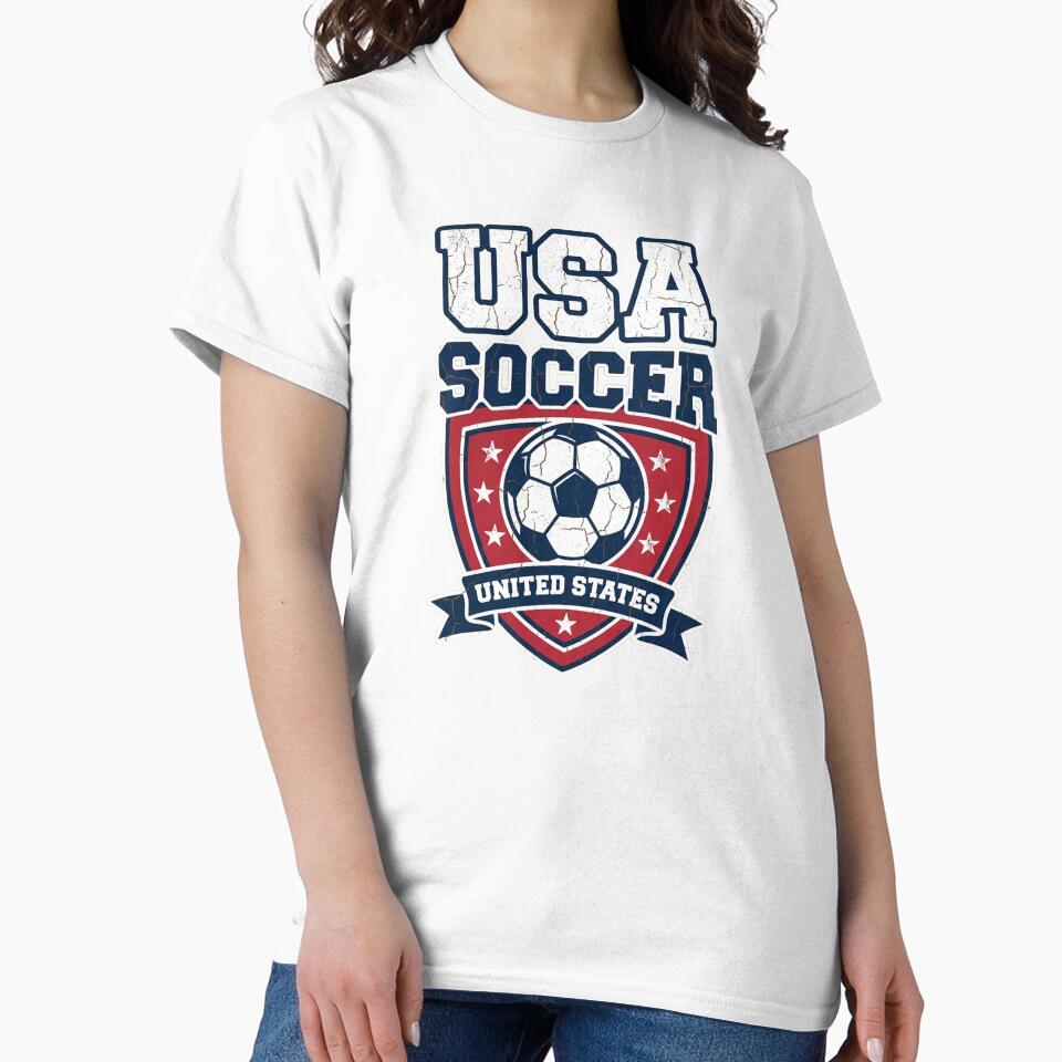 USA Soccer United States Vintage Badge by PlushFutura