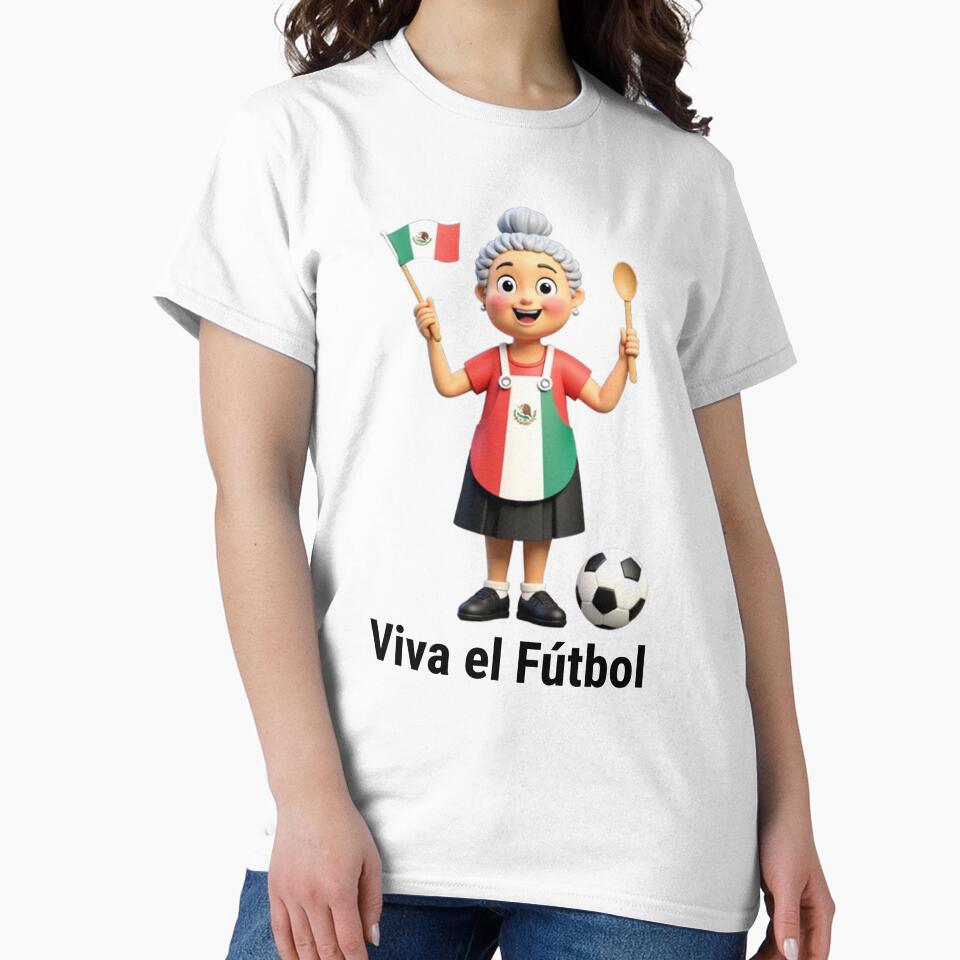Abuelita Futbolera — Mexico Soccer Grandma by BajioAmigos