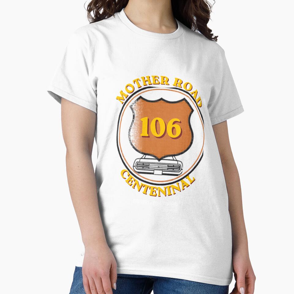 Route 66 Centennial: Mother Road 100th Anniversary Vintage Badge by FitEnvy