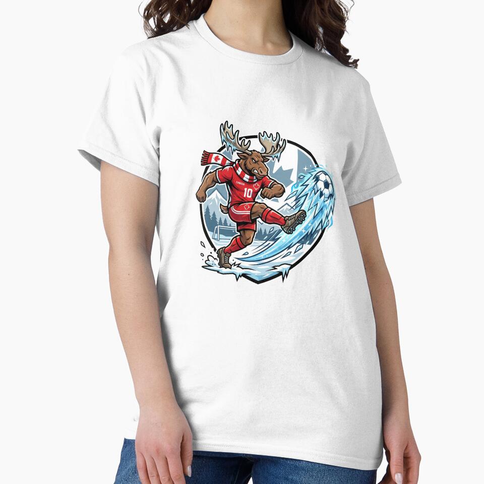 Canada Soccer Moose Premium Modern World Cup Sticker by Mr-wow