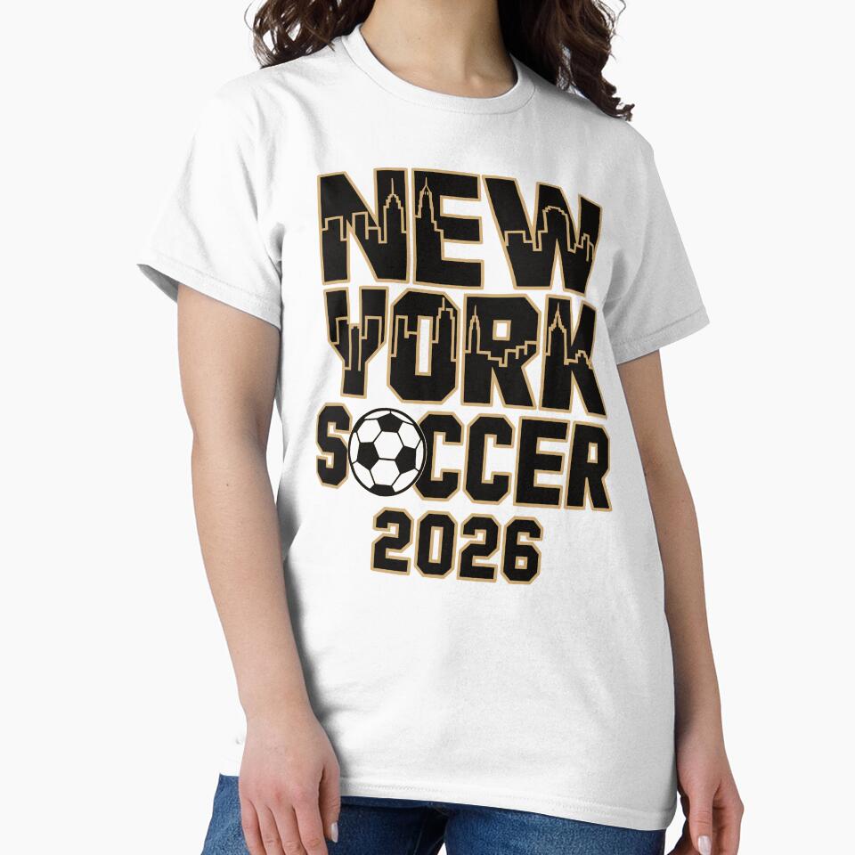 New York Soccer 2026 Skyline Silhouette by MavtM