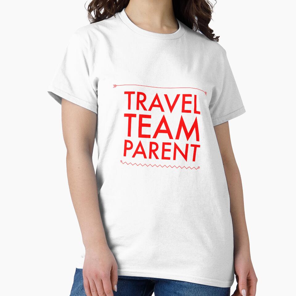 Travel Team Parent Red Print by brodienochie