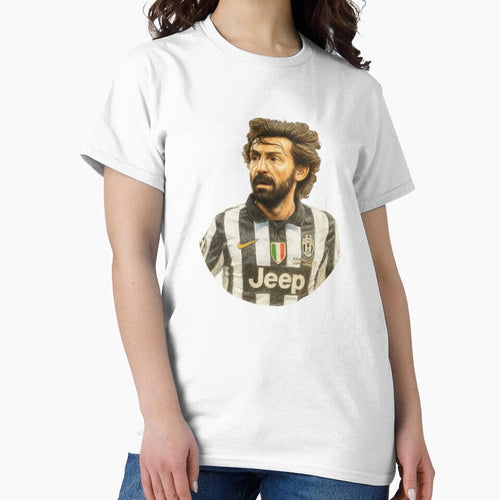 Andrea Pirlo Classic Football Portrait Style by Josphinerron