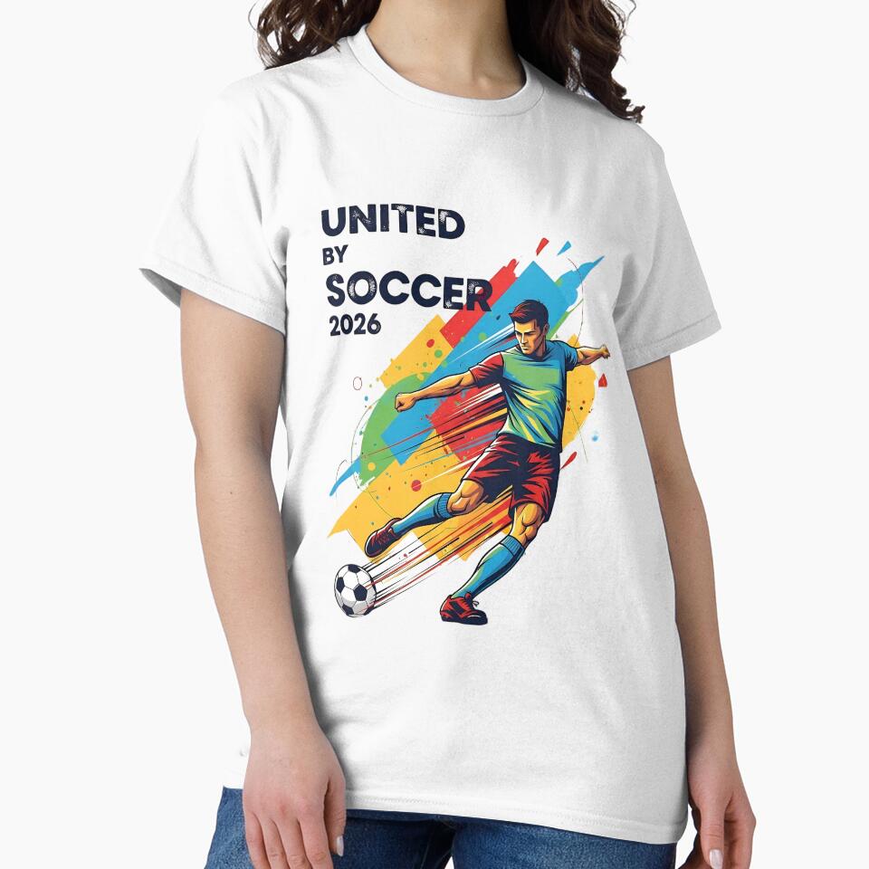 United By Soccer 2026 Vibrant Abstract Player by UrbanPrts