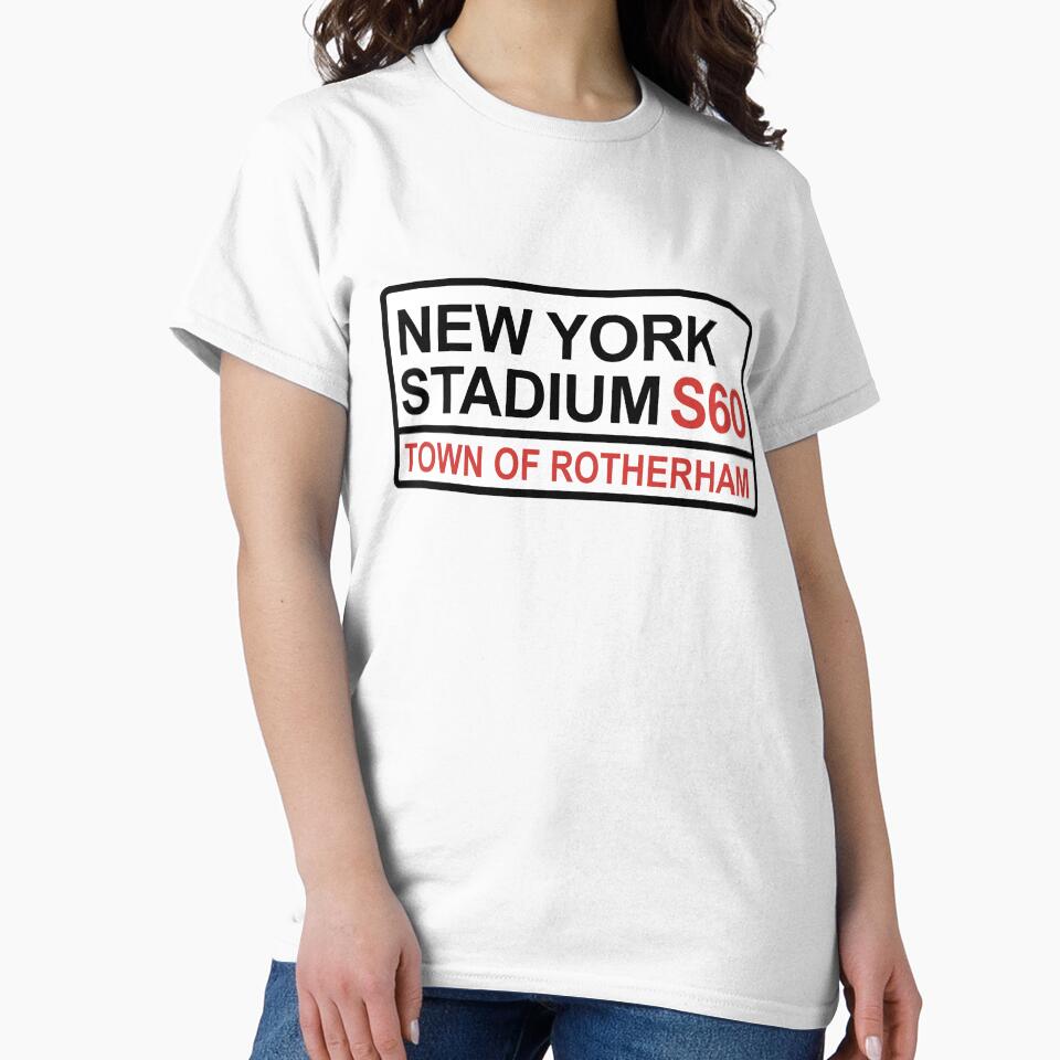 Rotherham New York Stadium Iconic Street Sign by DelfDesign