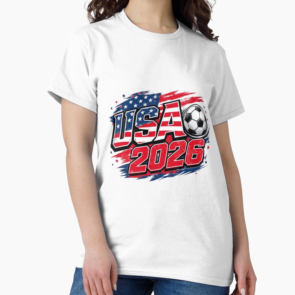 Football World Championship 2026 Soccer Team USA by Thread&Fable