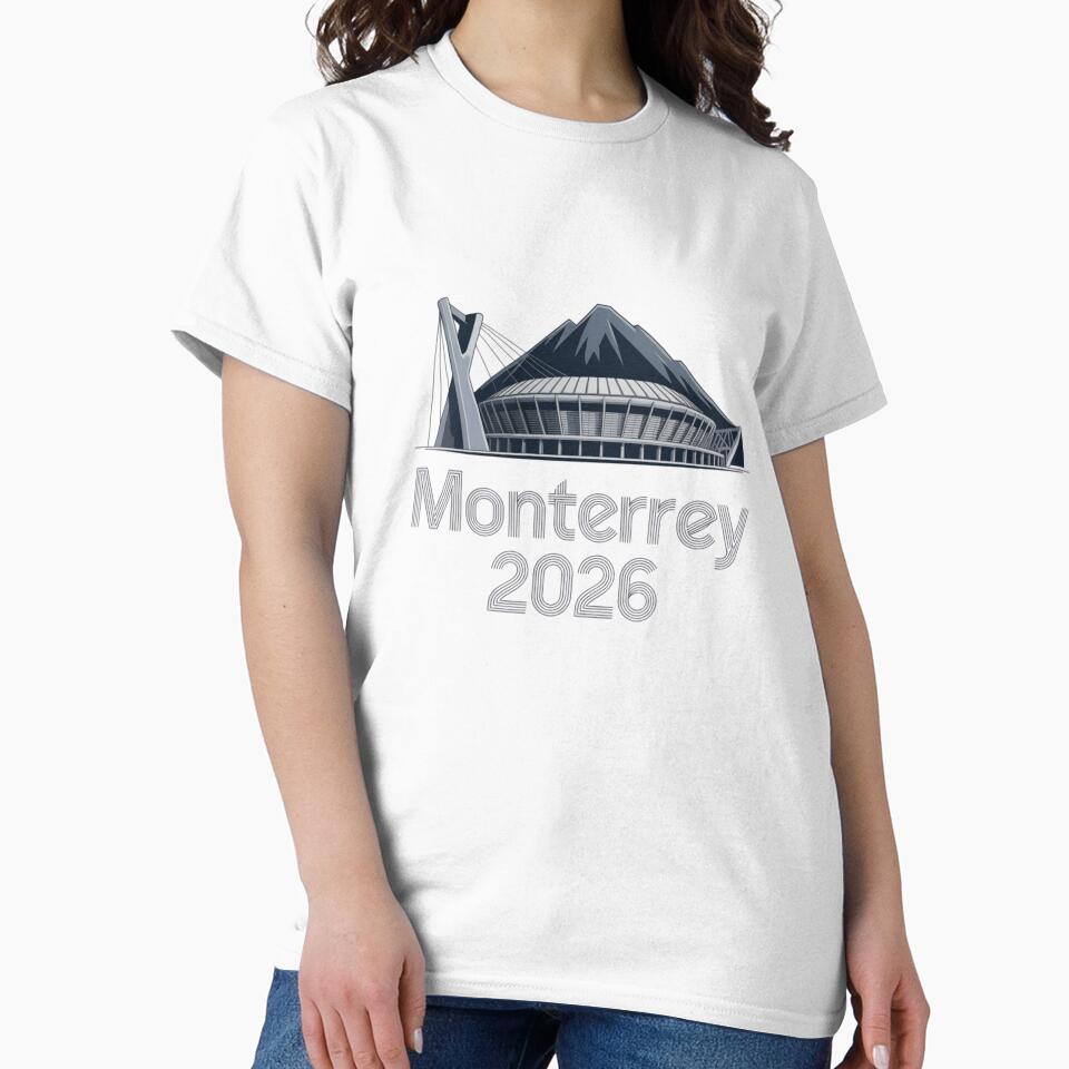 Monterrey 2026 Cerro de la Silla Mountain T-Shirt V13 by DarylWelsh2024