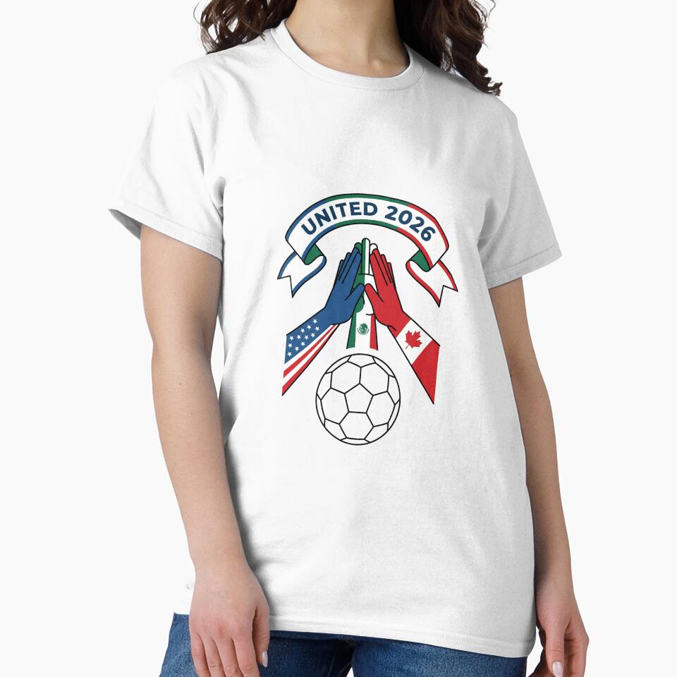 United 2026 Three Nations One Game Soccer Unity by PictoVibe