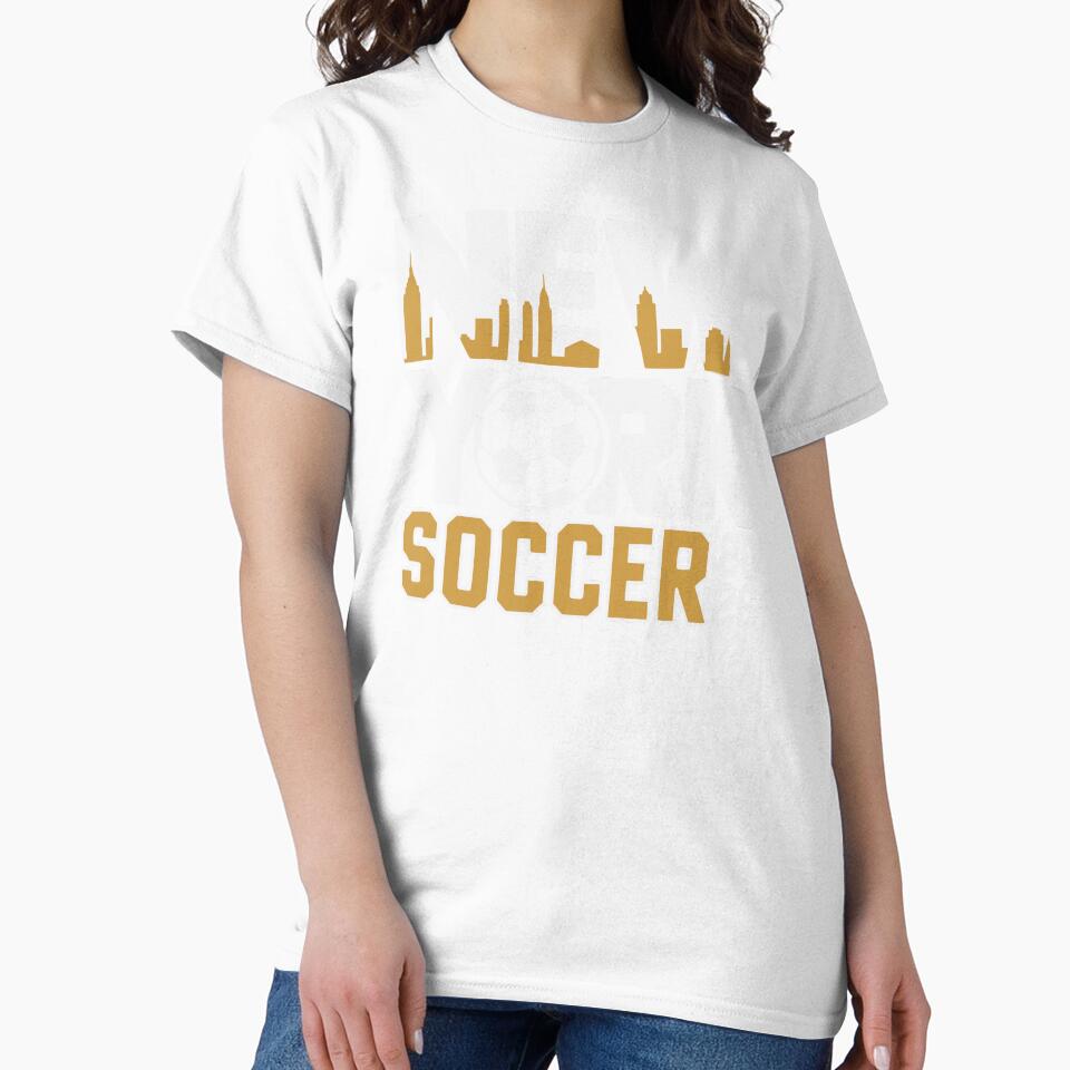 New York Soccer 2026 Skyline Football Fan by MavtM