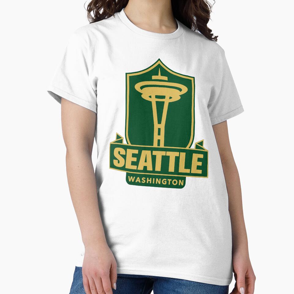 Seattle space needle gold by VRedBaller