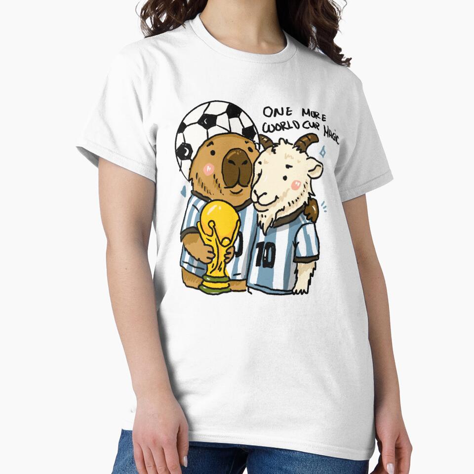 Awkward Animal Hat Club – One More World Cup Magic | Capybara & GOAT Argentina Football 2026 by chupichapa